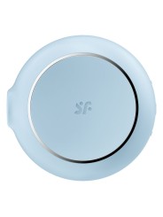 Vibratore Stimolatore E A Doppio Pro To Go 3 Blu - SATISFYER AIR PULSE - Succhia Clitoride | erosidea.com