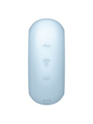 Vibratore Stimolatore E A Doppio Pro To Go 3 Blu - SATISFYER AIR PULSE - Succhia Clitoride | erosidea.com