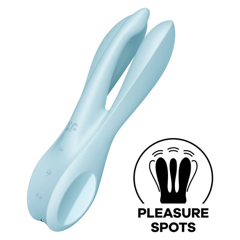 Satisfyer - Vibratore Threesome 1 - Blu - SATISFYER VIBRATOR - Promozioni Erosidea | erosidea.com