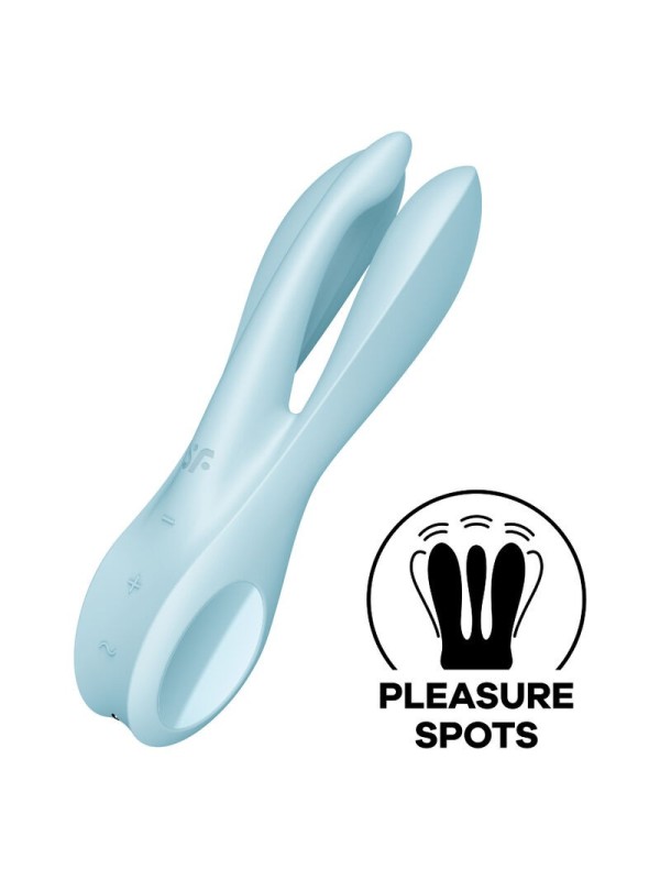 Satisfyer - Vibratore Threesome 1 - Blu - SATISFYER VIBRATOR - Promozioni Erosidea | erosidea.com