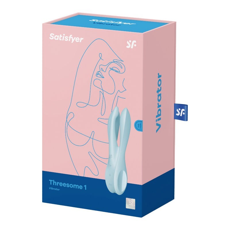 Satisfyer - Vibratore Threesome 1 - Blu - SATISFYER VIBRATOR - Promozioni Erosidea | erosidea.com