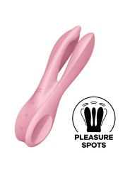 Vibratore Threesome 1 Rosa - SATISFYER VIBRATOR - Vibratori | erosidea.com