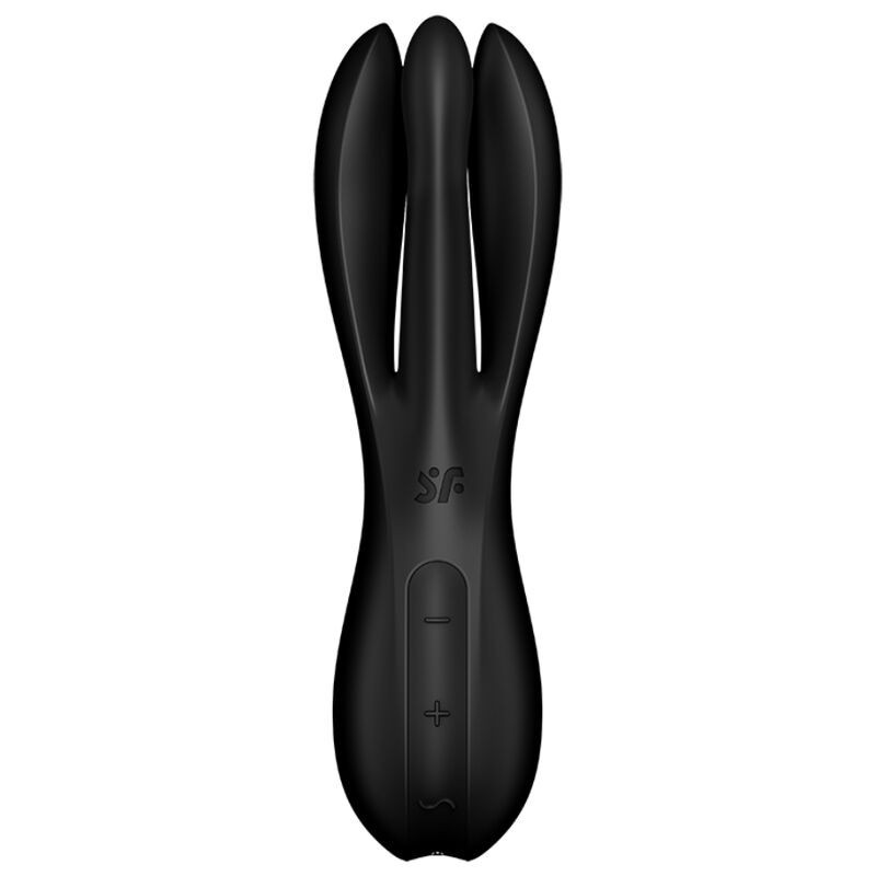 Vibratore Threesome 2 Nero - SATISFYER VIBRATOR - Vibratori | erosidea.com