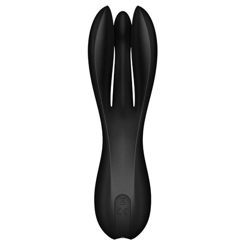 Vibratore Threesome 2 Nero - SATISFYER VIBRATOR - Vibratori | erosidea.com