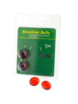 Taloka - 2 Sfere Brasiliane Gel Intimo Fragola E Cioccolato