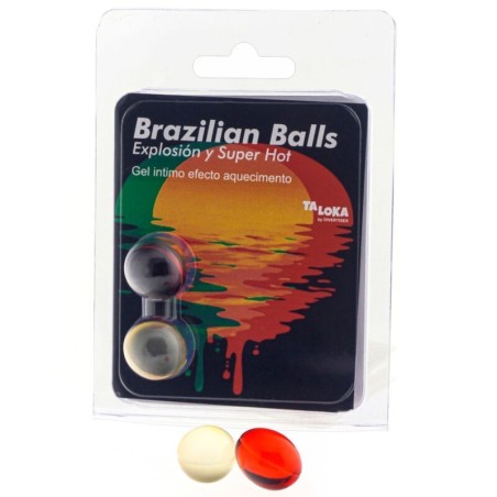 Taloka - 2 Sfere Brasiliane Gel Eccitante Effetto Super Hot - TALOKA - Ovetti Palline Sfere | erosidea.com