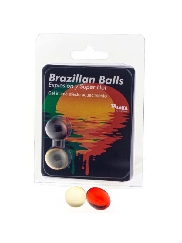 Taloka - 2 Sfere Brasiliane Gel Eccitante Effetto Super Hot - TALOKA - Ovetti Palline Sfere | erosidea.com