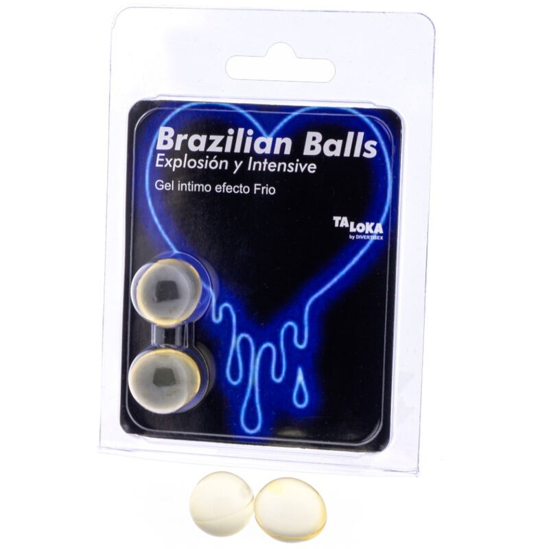 Taloka - 2 Sfere Brasiliane Gel Emozionante Effetto Freddo E Vibrazione - TALOKA - Ovetti Palline Sfere | erosidea.com