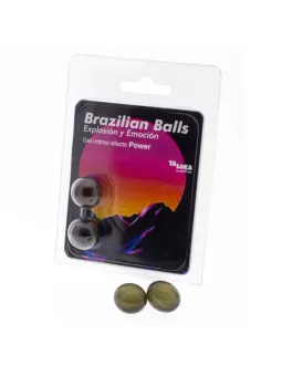 Taloka - 2 Sfere Brasiliane Gel Emozionante Effetto Power