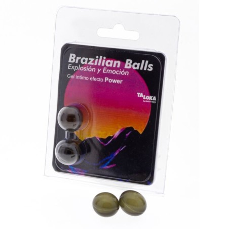 Taloka - 2 Sfere Brasiliane Gel Emozionante Effetto Power - TALOKA - Ovetti Palline Sfere | erosidea.com