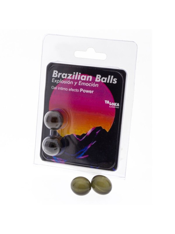 Taloka - 2 Sfere Brasiliane Gel Emozionante Effetto Power - TALOKA - Ovetti Palline Sfere | erosidea.com