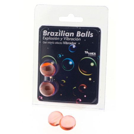 Taloka - 2 Sfere Brasiliane Gel Emozionante Effetto Vibrante - TALOKA - Ovetti Palline Sfere | erosidea.com
