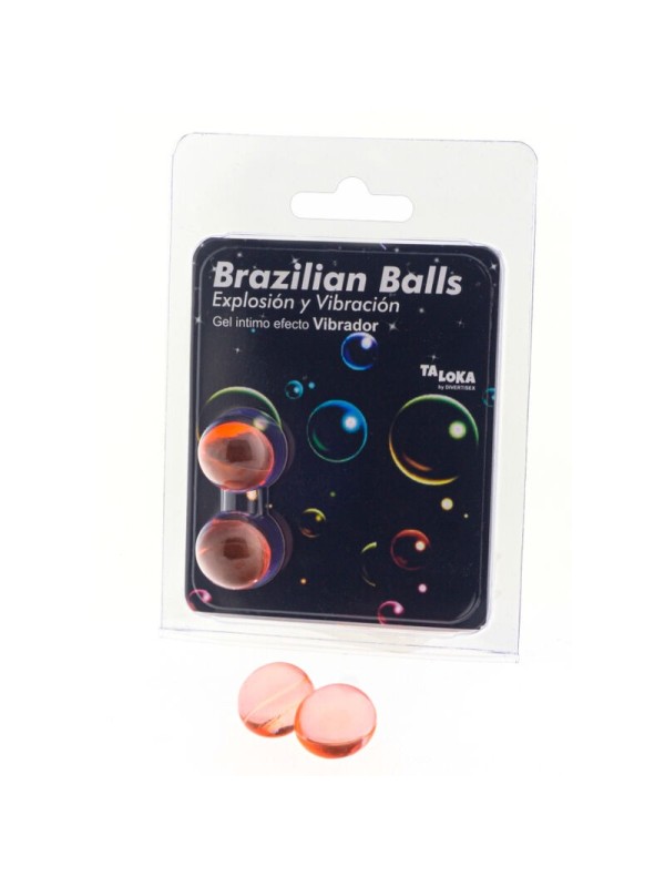 Taloka - 2 Sfere Brasiliane Gel Emozionante Effetto Vibrante - TALOKA - Ovetti Palline Sfere | erosidea.com