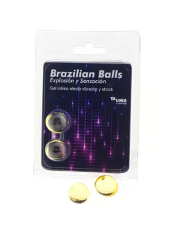 Taloka - 2 Sfere Brasiliane Gel Emozionante Vibrante Ed Effetto Shock