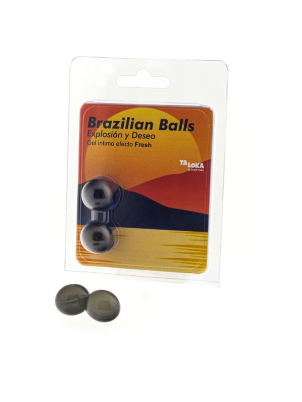 Taloka - 2 Sfere Brasiliane Gel Emozionante Effetto Fresco - TALOKA - Ovetti Palline Sfere | erosidea.com
