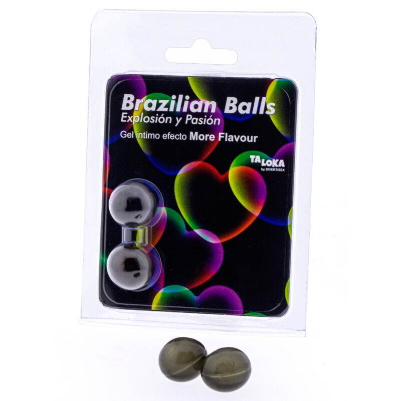 Taloka - 2 Sfere Brasiliane Pi™ Sapore Effetto Emozionante Gel - TALOKA - Ovetti Palline Sfere | erosidea.com