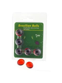 Taloka - 5 Sfere Brasiliane Gel Intimo Alla Fragola
