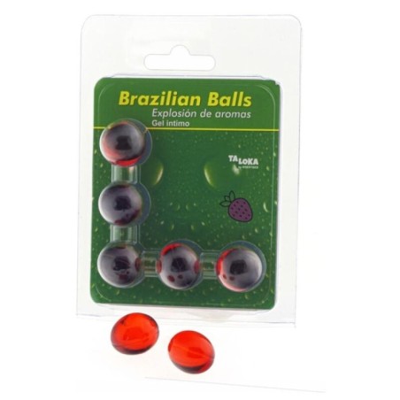 Taloka - 5 Sfere Brasiliane Gel Intimo Alla Fragola - TALOKA - Ovetti Palline Sfere | erosidea.com