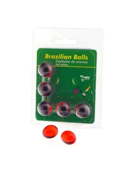 Taloka - 5 Sfere Brasiliane Gel Intimo Fragole E Champagne