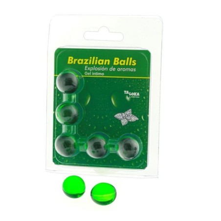 Taloka - 5 Palline Brasiliane Gel Intimo Menta - TALOKA - Ovetti Palline Sfere | erosidea.com