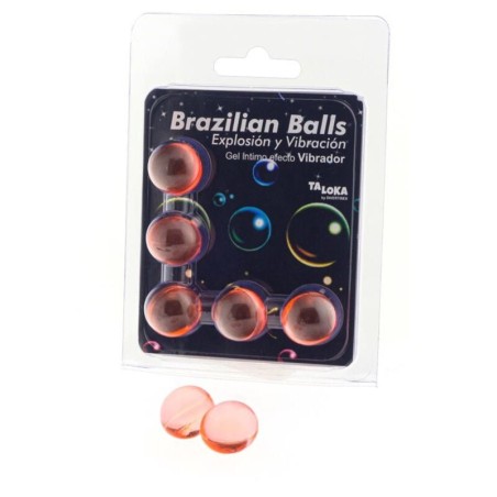 Taloka - 5 Sfere Brasiliane Gel Emozionante Effetto Vibrante - TALOKA - Ovetti Palline Sfere | erosidea.com