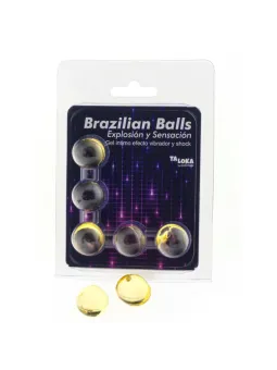 Taloka - 5 Sfere Brasiliane Gel Emozionante Vibrante Ed Effetto Shock