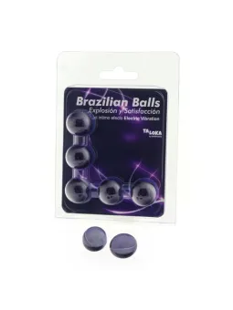 Taloka - 5 Sfere Brasiliane Elettriche Effetto Vibrante Emozionante Gel