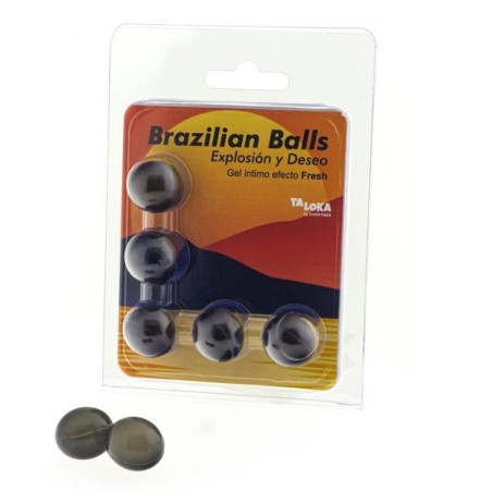 Taloka - 5 Sfere Brasiliane Gel Emozionante Effetto Fresco - TALOKA - Ovetti Palline Sfere | erosidea.com