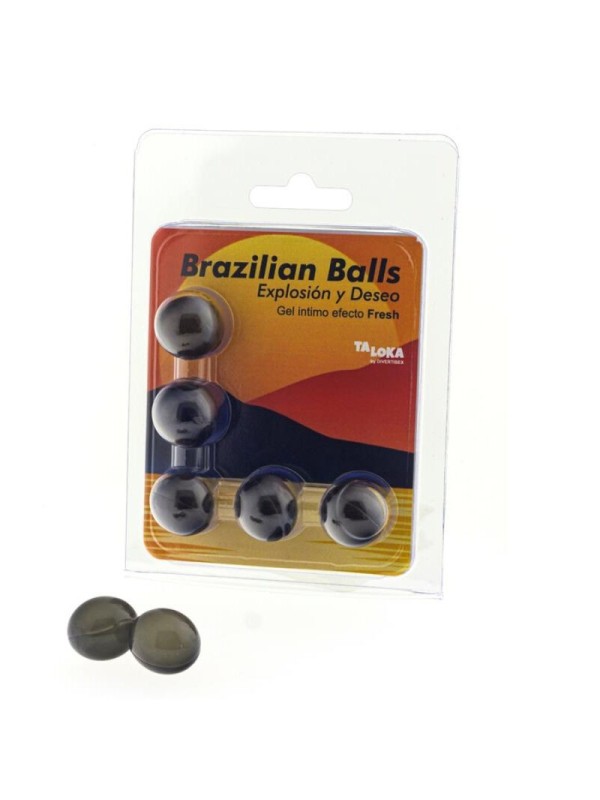 Taloka - 5 Sfere Brasiliane Gel Emozionante Effetto Fresco - TALOKA - Ovetti Palline Sfere | erosidea.com