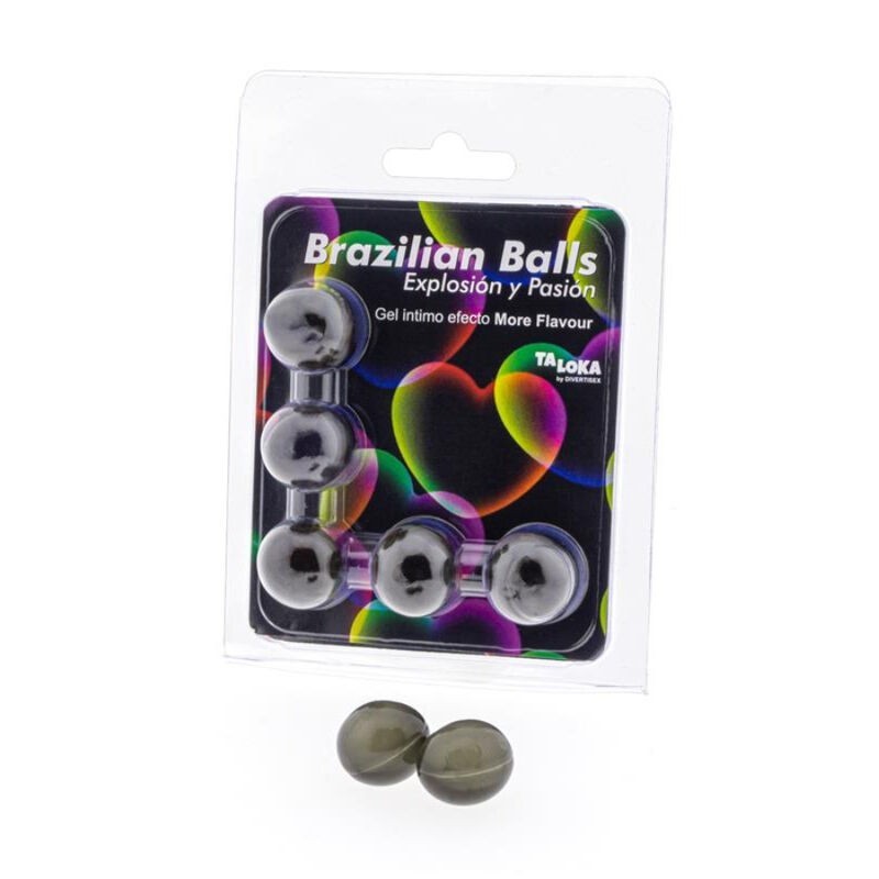 Taloka - 5 Sfere Brasiliane Pi™ Sapore Effetto Emozionante Gel - TALOKA - Ovetti Palline Sfere | erosidea.com