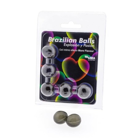 Taloka - 5 Sfere Brasiliane Pi™ Sapore Effetto Emozionante Gel - TALOKA - Ovetti Palline Sfere | erosidea.com
