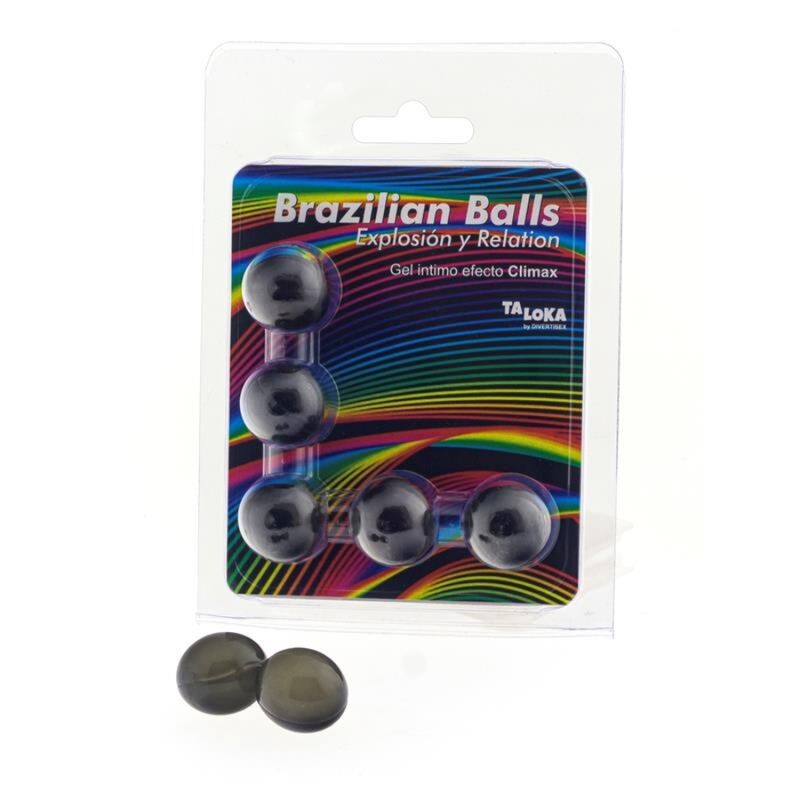 Taloka - 5 Sfere Brasiliane Climax Effetto Emozionante Gel - TALOKA - Ovetti Palline Sfere | erosidea.com