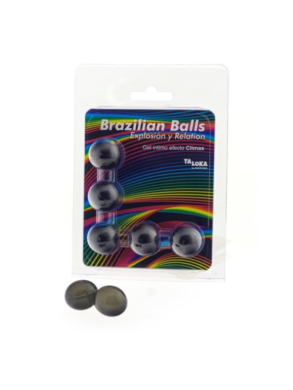 Taloka - 5 Sfere Brasiliane Climax Effetto Emozionante Gel - TALOKA - Ovetti Palline Sfere | erosidea.com