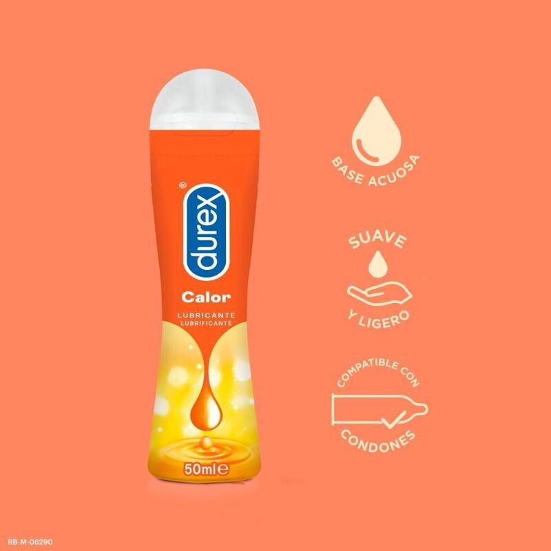 Lubrificante Effetto Calore Durex Play 50 Ml - DUREX LUBES - A Base Silicone | erosidea.com