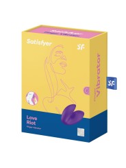 Vibratore Da Dita Love Riot Viola - SATISFYER VIBRATOR - Vibratori | erosidea.com