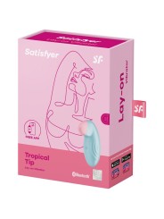 Vibratore Da Lay-On Tropical Tip Blu - SATISFYER LAYONS - Vibratori | erosidea.com