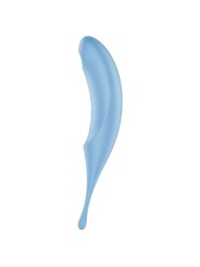 Satisfyer - Stimolatore E Vibratore Twirling Pro Air Pulse Blu - SATISFYER AIR PULSE - Succhia Clitoride | erosidea.com