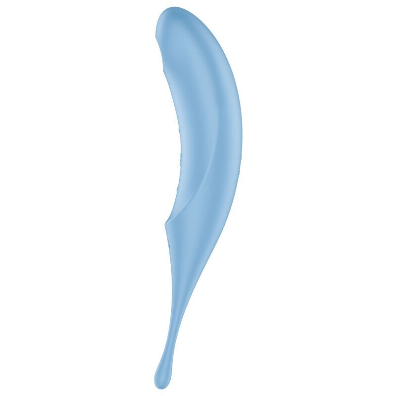 Satisfyer - Stimolatore E Vibratore Twirling Pro Air Pulse Blu - SATISFYER AIR PULSE - Succhia Clitoride | erosidea.com