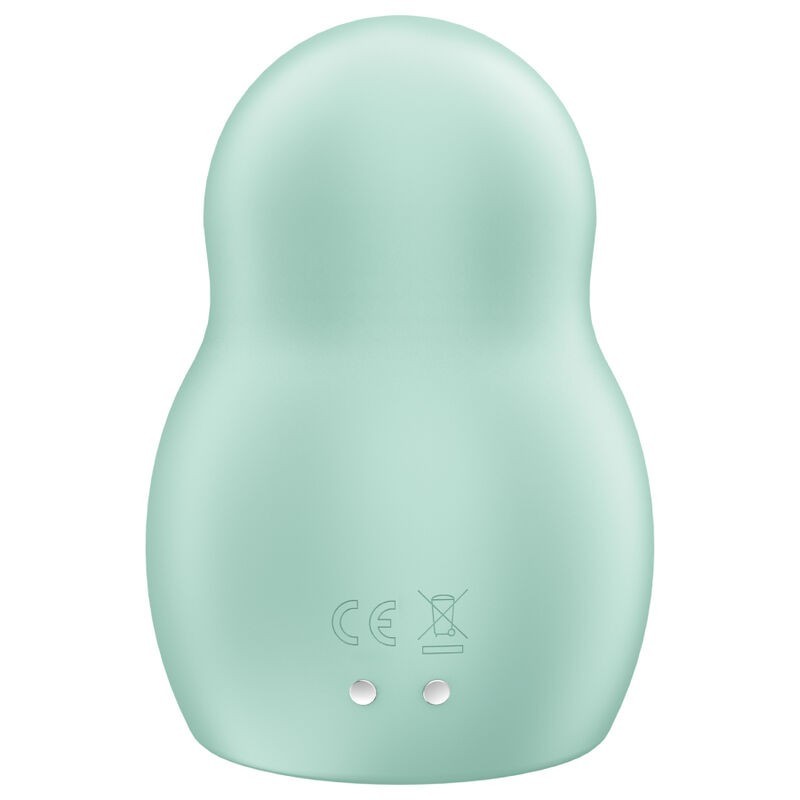 Vibratore Pro To Go 1 Doppio Stimolatore E Verde - SATISFYER AIR PULSE - Succhia Clitoride | erosidea.com