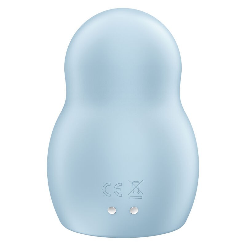 Vibratore Pro To Go 1 Doppio Stimolatore E Blu - SATISFYER AIR PULSE - Succhia Clitoride | erosidea.com