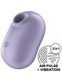 Satisfyer - Pro To Go 2 Doppio Stimolatore E Vibratore Viola - SATISFYER AIR PULSE - Succhia Clitoride | erosidea.com