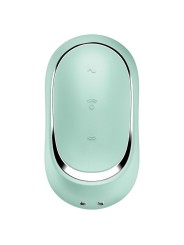 Pro To Go 2 Doppio Stimolatore E Vibratore Verde - SATISFYER AIR PULSE - Succhia Clitoride | erosidea.com