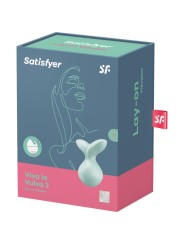 Vibratore Viva La Vulva 3 Lay-On Verde - SATISFYER LAYONS - Vibratori | erosidea.com