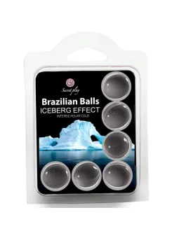 Secret Play Set 6 Palline Brasiliana Effetto Iceberg