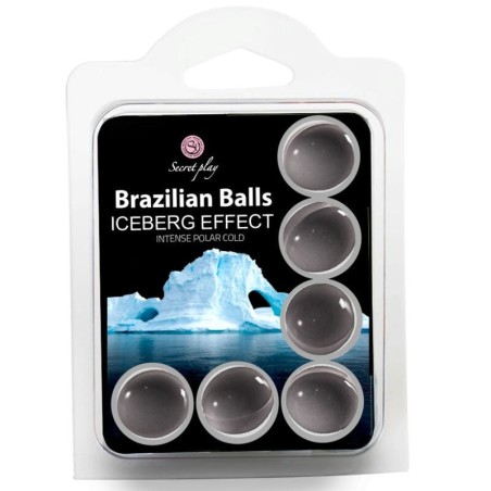 Secret Play Set 6 Palline Brasiliana Effetto Iceberg - SECRETPLAY COSMETIC - Aromatizzati e Commestibili | erosidea.com