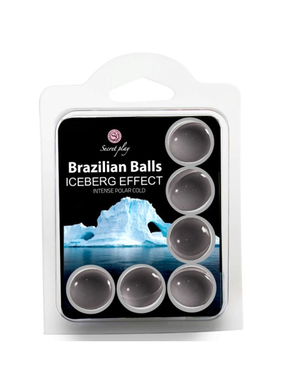 Secret Play Set 6 Palline Brasiliana Effetto Iceberg - SECRETPLAY COSMETIC - Aromatizzati e Commestibili | erosidea.com