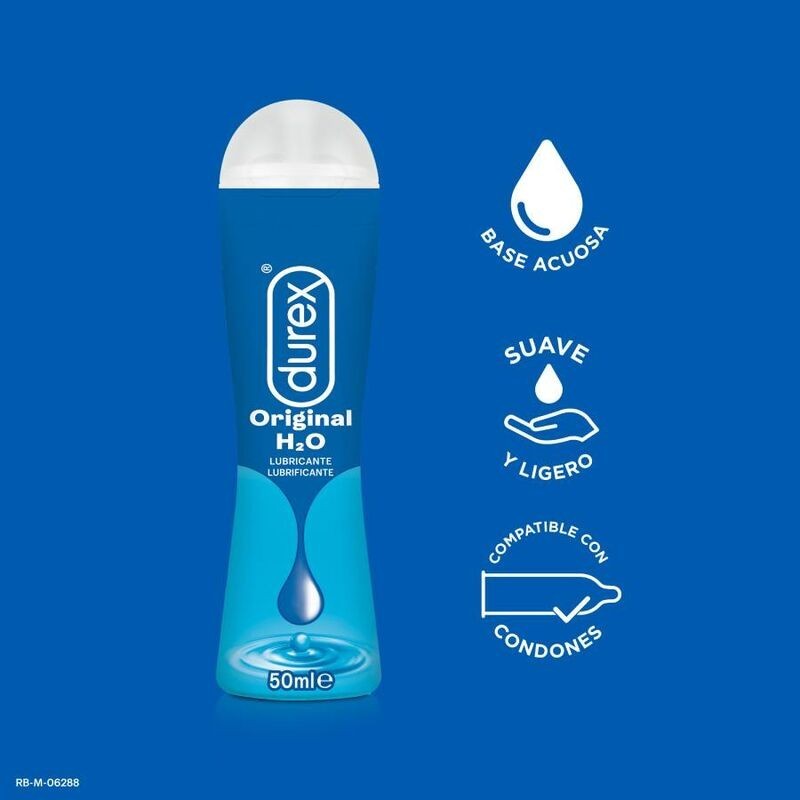 Durex Play Lubrificante Naturale H2O 50 Ml - DUREX LUBES - A Base Silicone | erosidea.com