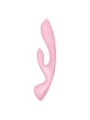 Triple Oh Vibrazione Ibrida Rosa - SATISFYER VIBRATOR - Vibratori | erosidea.com