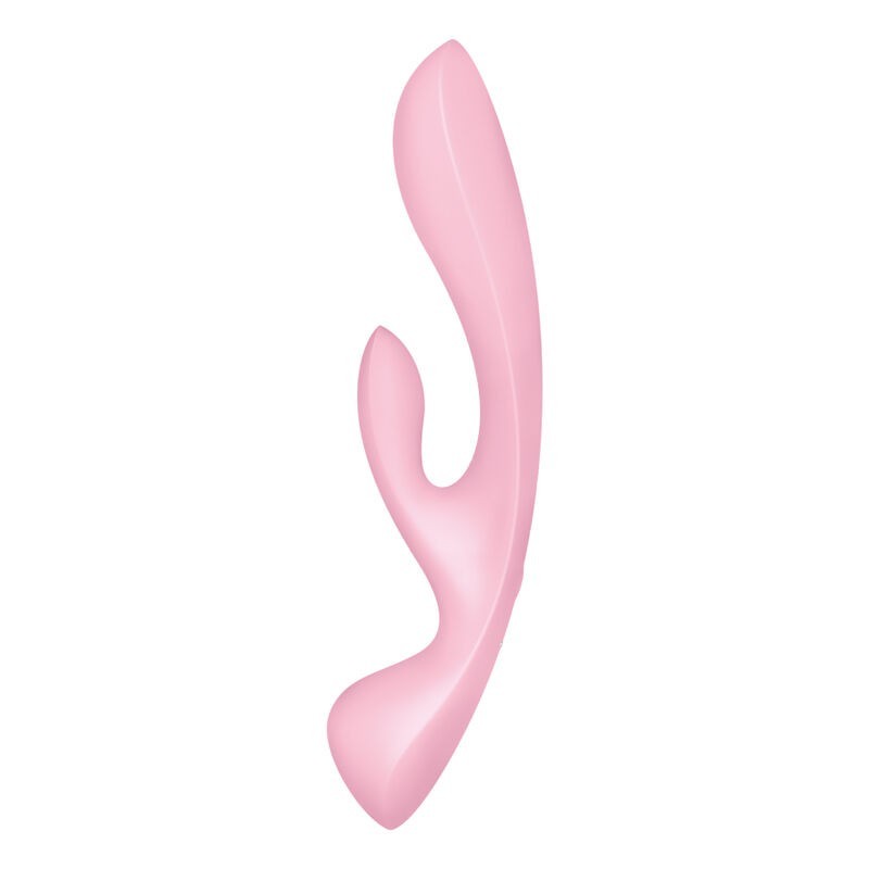 Triple Oh Vibrazione Ibrida Rosa - SATISFYER VIBRATOR - Vibratori | erosidea.com