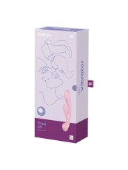 Triple Oh Vibrazione Ibrida Rosa - SATISFYER VIBRATOR - Vibratori | erosidea.com